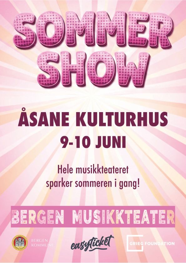 Sommershow 2026, 9. juni k. 18.00